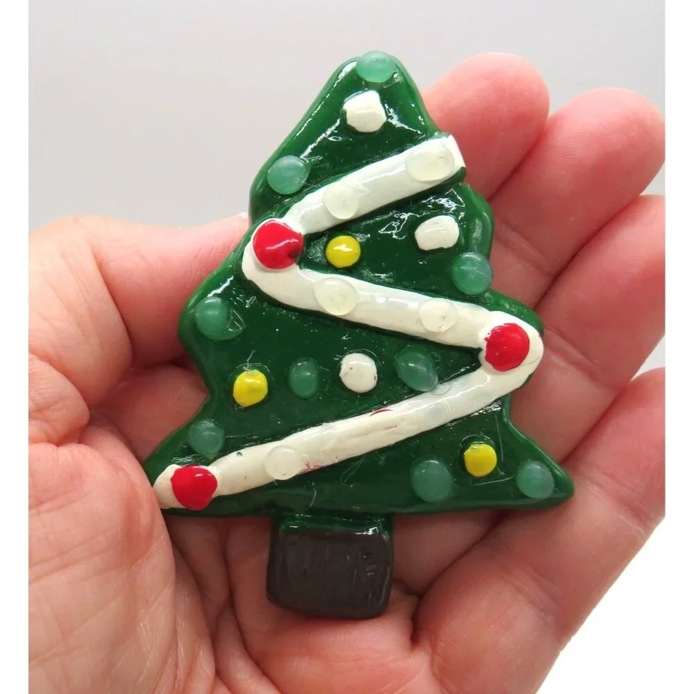 Christmas Tree Brooch 2.5
